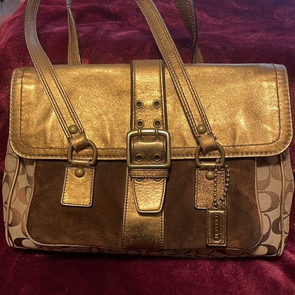 Limited edition Metallic Coach shoulder bag - Picture 4 of 6